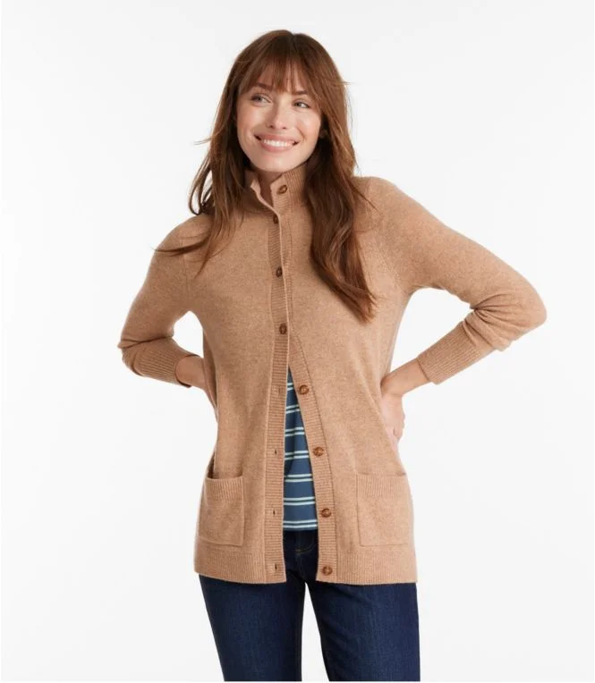 Women''s Classic Cashmere Button-Front Cardigan - Image 3