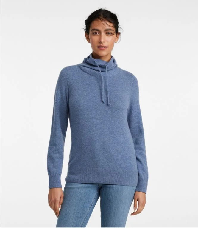 Women''s Classic Cashmere Sweater, Funnelneck - Image 3