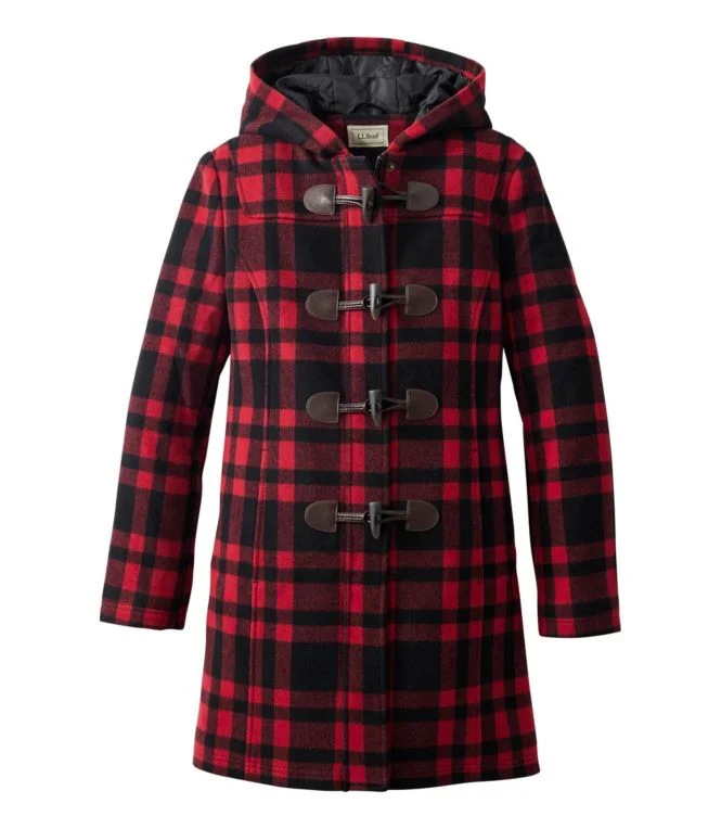 Women''s Classic Lambswool Duffel Coat, Pattern - Image 8