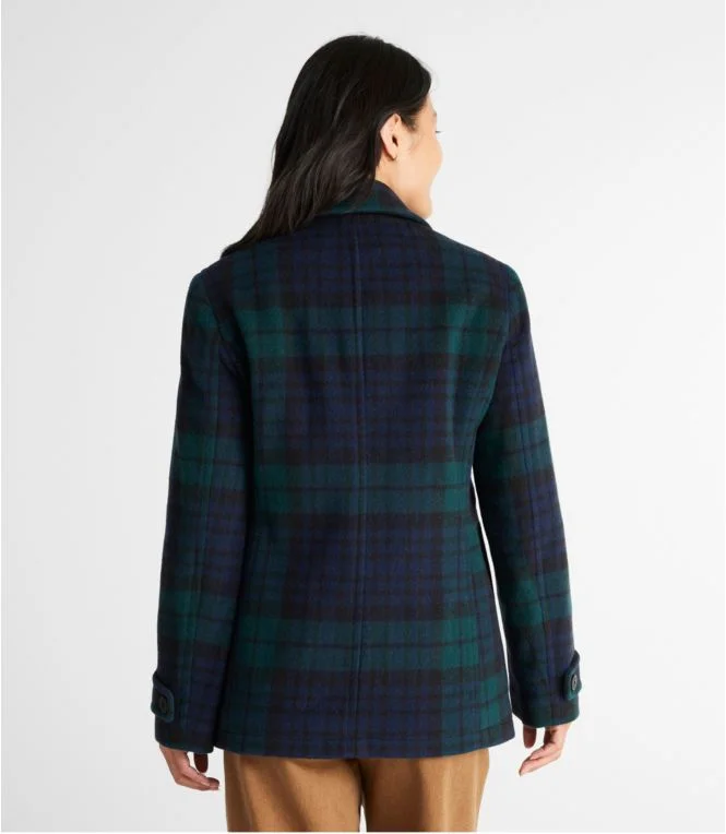 Women''s Classic Lambswool Peacoat, Pattern - Image 4