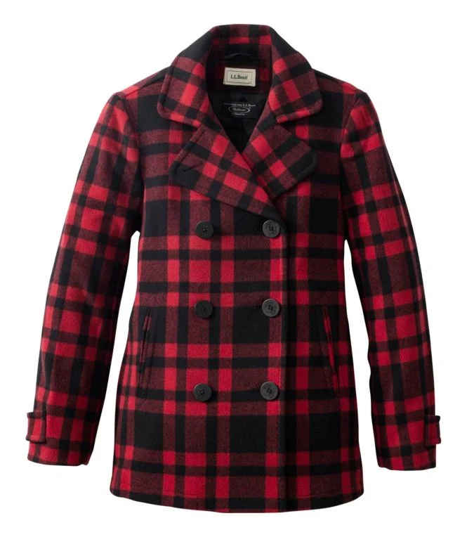 Women''s Classic Lambswool Peacoat, Pattern - Image 7