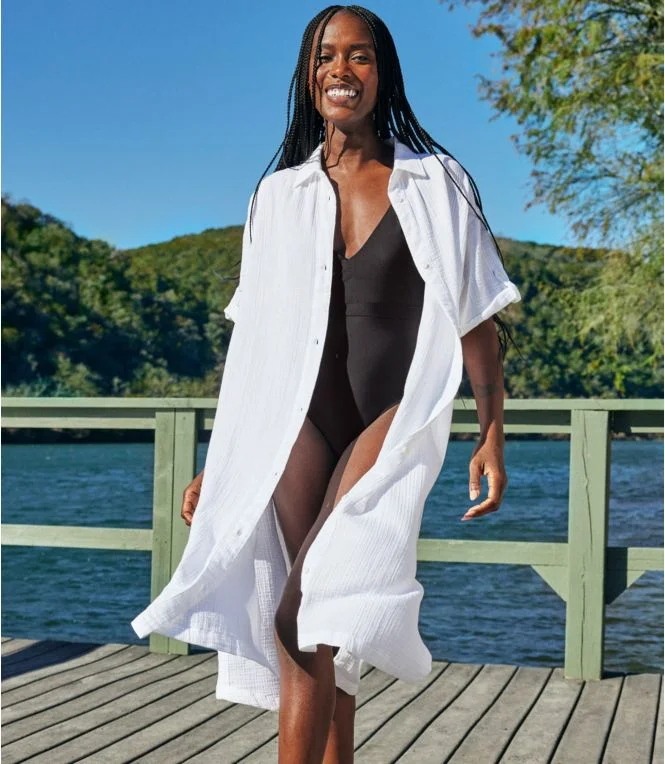 Women''s Cloud Gauze Midi Dress - Image 11