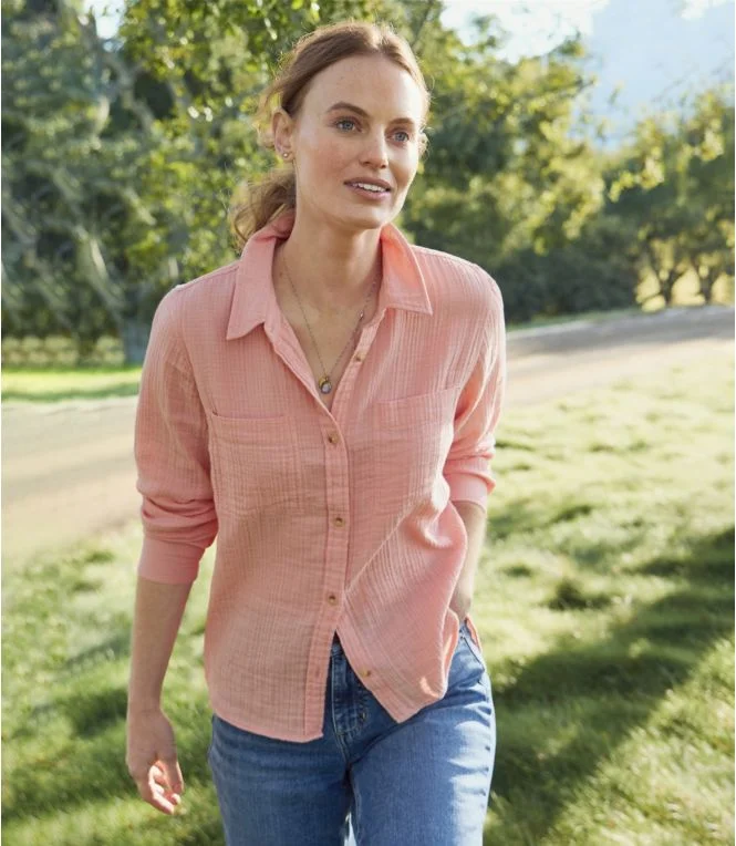 Women''s Cloud Gauze Shirt, Long-Sleeve