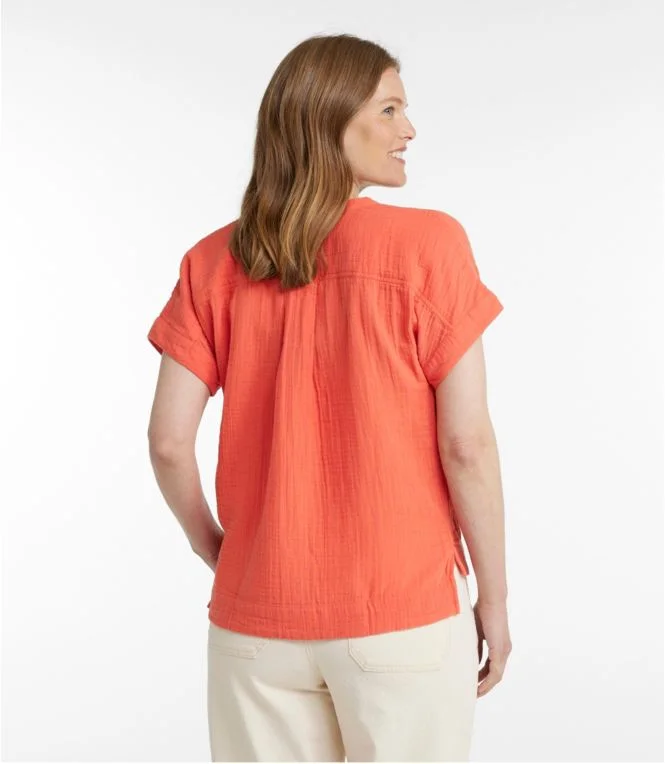 Women''s Cloud Gauze Shirt, Short-Sleeve - Image 3