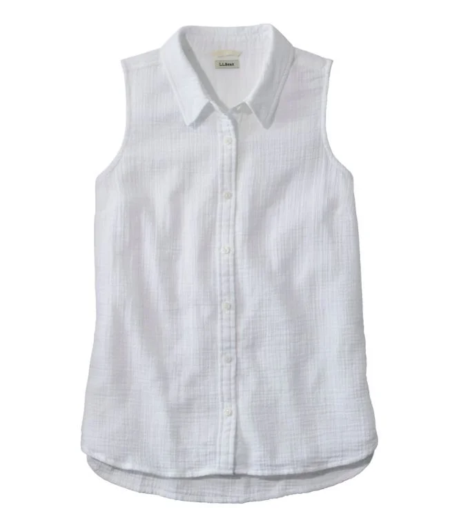 Women''s Cloud Gauze Sleeveless Shirt - Image 9