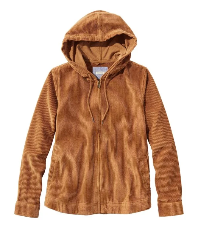 Women''s Comfort Corduroy Relaxed Shirt, Zip Hoodie - Image 10