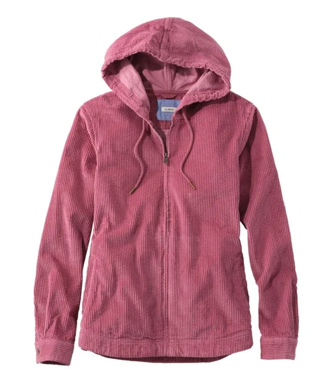 Women''s Comfort Corduroy Relaxed Shirt, Zip Hoodie - Image 6