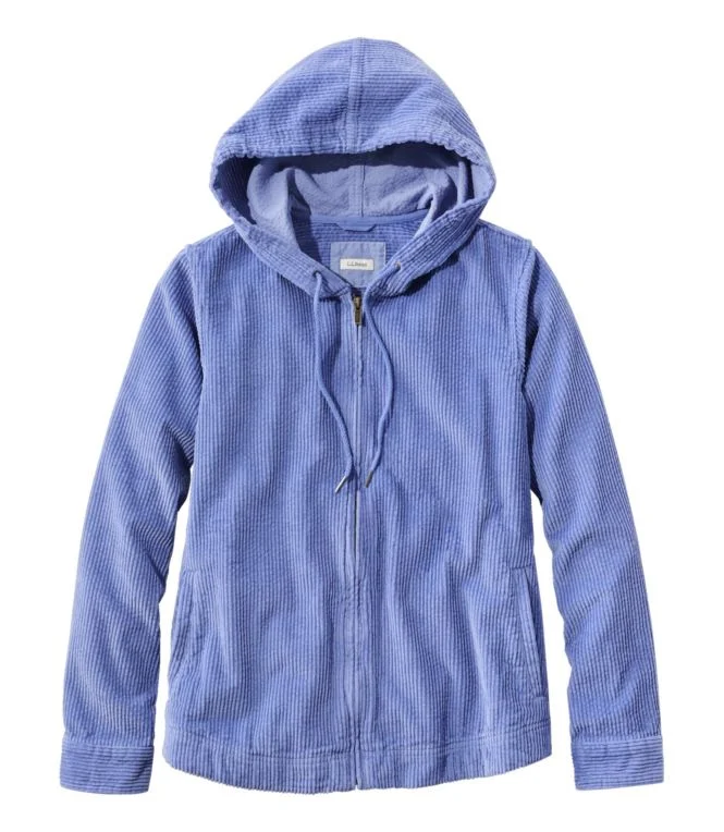 Women''s Comfort Corduroy Relaxed Shirt, Zip Hoodie - Image 7