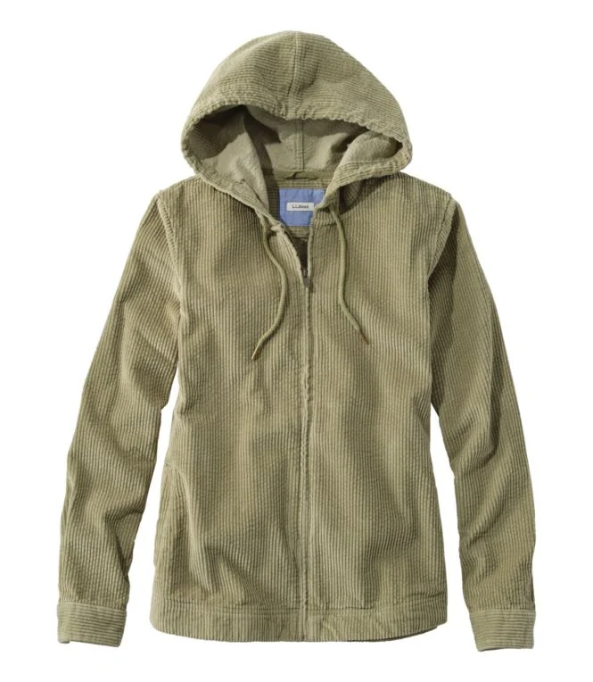 Women''s Comfort Corduroy Relaxed Shirt, Zip Hoodie - Image 6