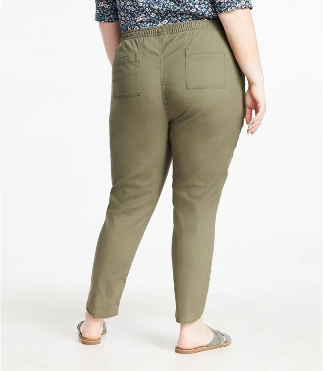 Women''s Comfort Cotton/TENCEL Pants, Straight-Leg Ankle - Image 4