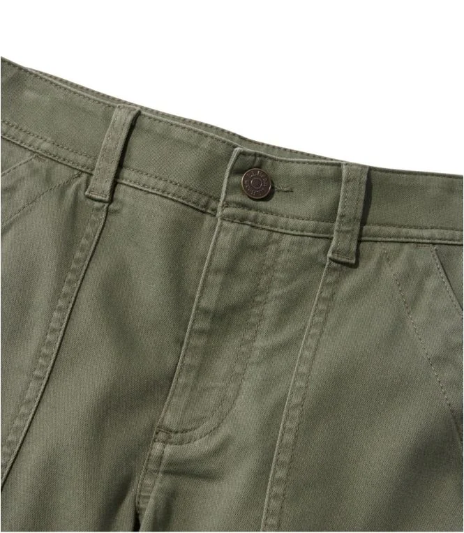 Women''s Comfort Stretch Pants, Mid-Rise Straight-Leg Cargo - Image 5