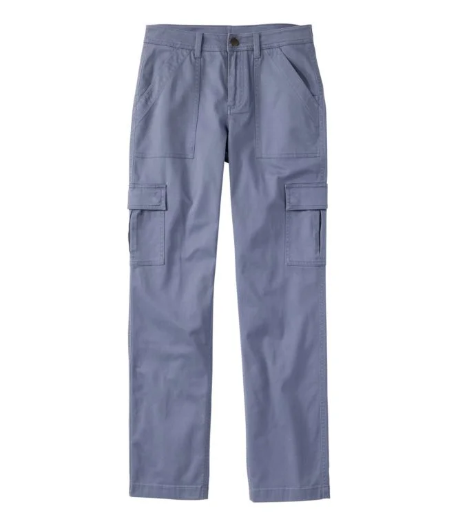 Women''s Comfort Stretch Pants, Mid-Rise Straight-Leg Cargo - Image 9