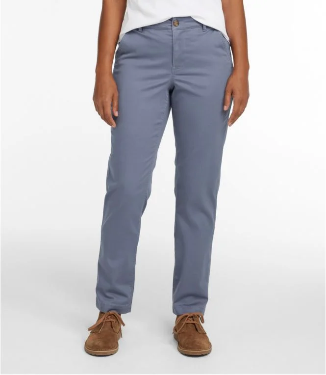 Women''s Comfort Stretch Pants, Mid-Rise Straight-Leg Chino - Image 3