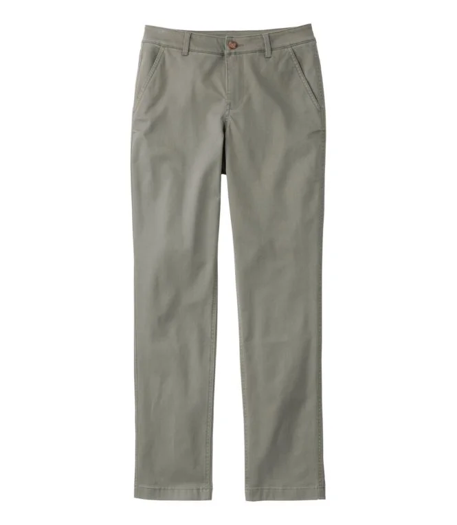 Women''s Comfort Stretch Pants, Mid-Rise Straight-Leg Chino - Image 7