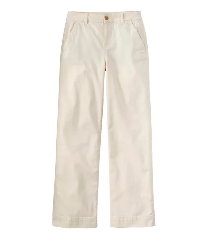 Women''s Comfort Stretch Pants, Mid-Rise Wide-Leg Chino - Image 11