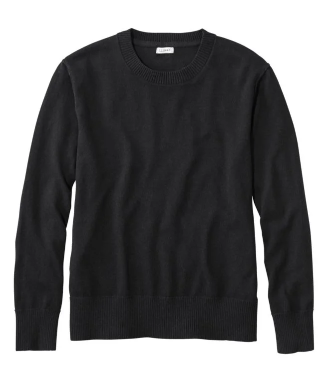 Women''s Cotton/Cashmere Sweater, Crewneck - Image 3