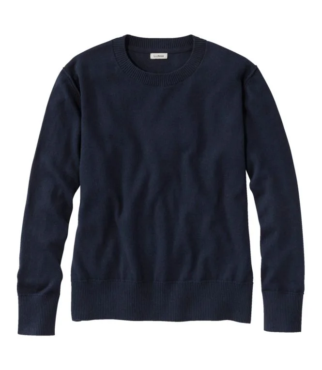 Women''s Cotton/Cashmere Sweater, Crewneck - Image 6