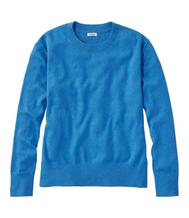 Women''s Cotton/Cashmere Sweater, Crewneck - Image 8