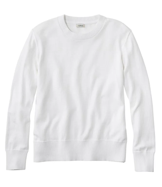 Women''s Cotton/Cashmere Sweater, Crewneck - Image 9