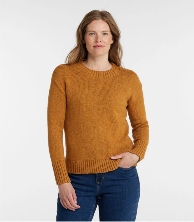 Women''s Cotton Ragg Sweater, Crewneck