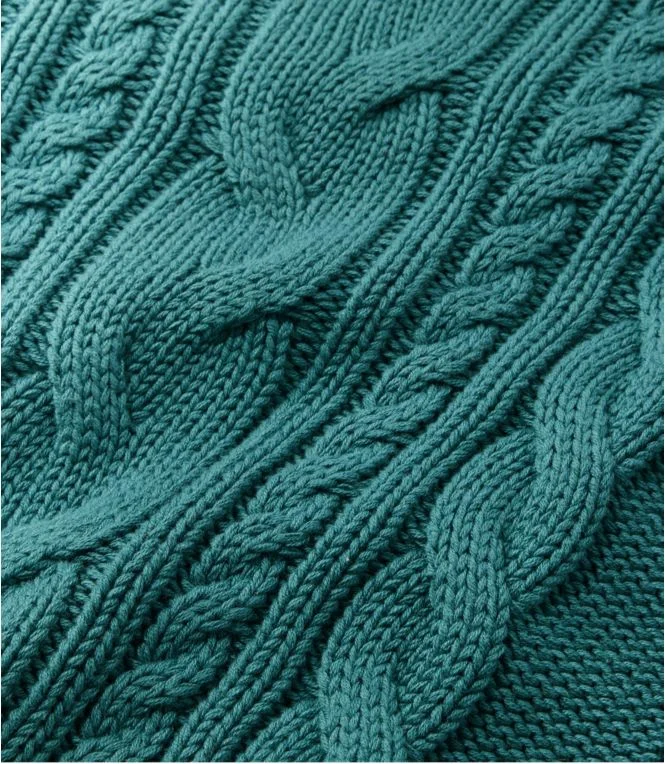 Women''s Double L® Cable Sweater, Crewneck - Image 5