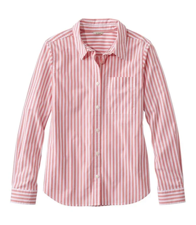 Women''s Essential Cotton Poplin Shirt, Long-Sleeve - Image 7