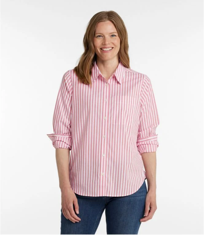 Women''s Essential Cotton Poplin Shirt, Long-Sleeve - Image 3
