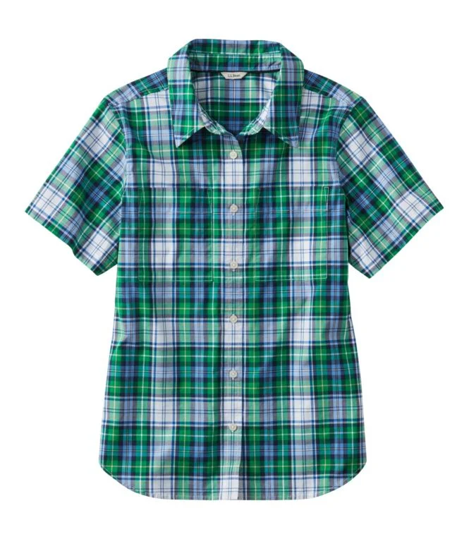Women''s Essential Cotton Poplin Shirt, Short-Sleeve - Image 6