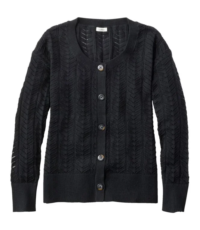 Women''s Frye Island Pointelle Sweater, Cardigan