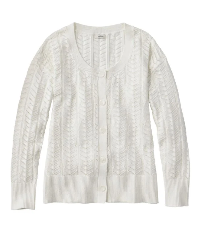 Alternative view of Women''s Frye Island Pointelle Sweater, Cardigan