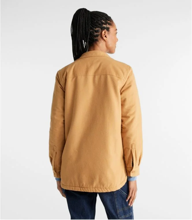 Women''s Heritage Chamois Shirt, Sherpa-Lined Shacket - Image 4