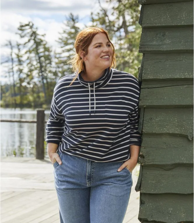 Women''s Heritage Mariner Top, Funnelneck Stripe - Image 6