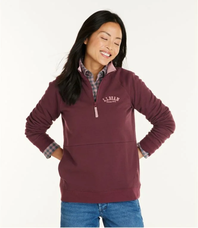 Women''s L.L.Bean 1912 Sweatshirt, Quarter-Zip - Image 3