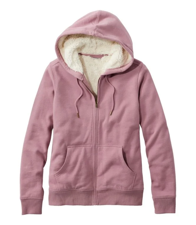 Women''s L.L.Bean 1912 Sweatshirt, Sherpa-Lined Hoodie