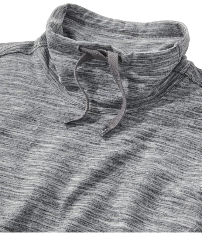 Women''s L.L.Bean Cozy Mixed-Knit Pullover, Marled - Image 5