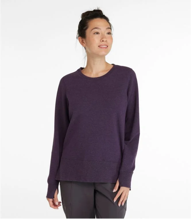 Women''s L.L.Bean Cozy Sweatshirt, Split-Hem - Image 3