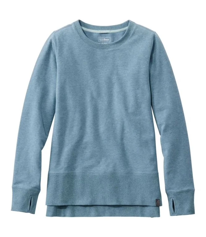 Women''s L.L.Bean Cozy Sweatshirt, Split-Hem