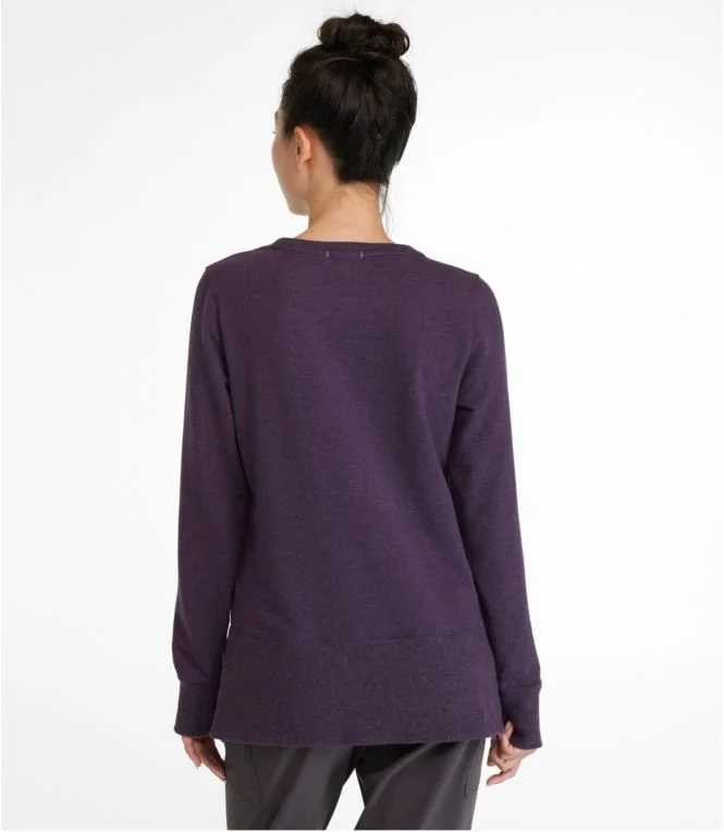 Women''s L.L.Bean Cozy Sweatshirt, Split-Hem - Image 4