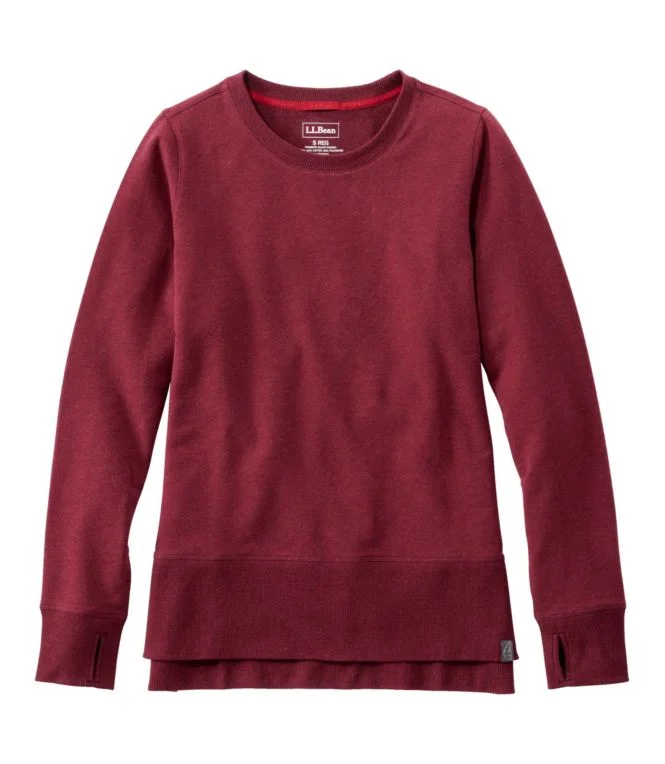 Women''s L.L.Bean Cozy Sweatshirt, Split-Hem - Image 8