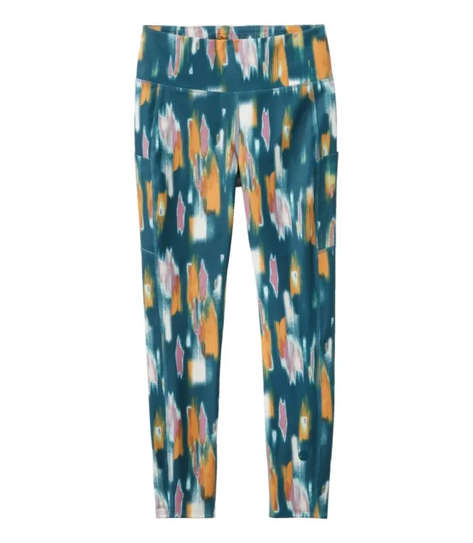 Women''s L.L.Bean Everyday Performance 7/8 Leggings, High-Rise Pocket Print - Image 8