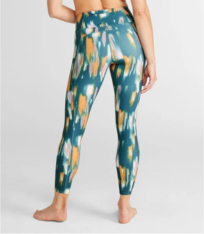 Women''s L.L.Bean Everyday Performance 7/8 Leggings, High-Rise Pocket Print - Image 4