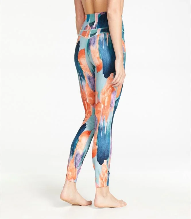Women''s L.L.Bean Everyday Performance 7/8 Pocket Tights, High-Rise Print - Image 4