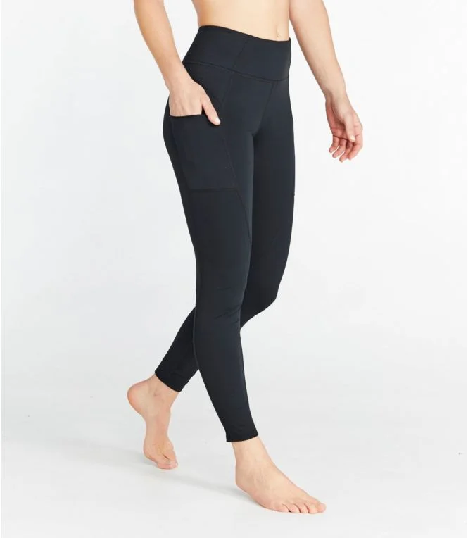 Women''s L.L.Bean Everyday Performance High-Rise 7/8 Tights, High-Rise Pocket - Image 5