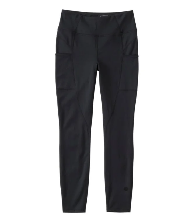 Women''s L.L.Bean Everyday Performance High-Rise 7/8 Tights, High-Rise Pocket
