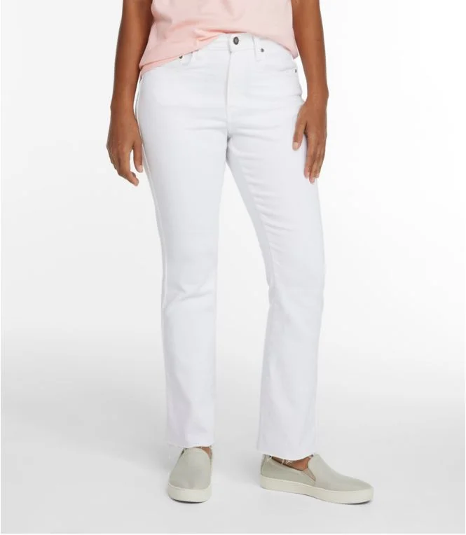 Women''s L.L.Bean Everyday Stretch Jeans, High-Rise Mini Bootcut Ankle - Image 9