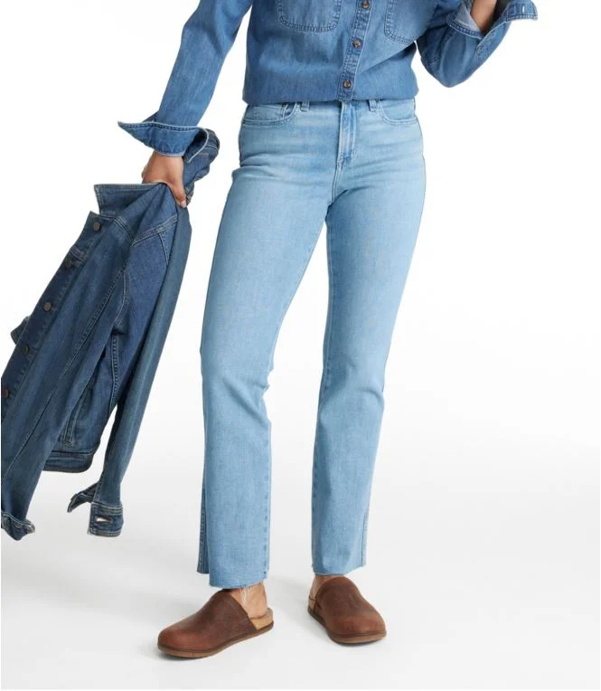 Women''s L.L.Bean Everyday Stretch Jeans, High-Rise Mini Bootcut Ankle - Image 10