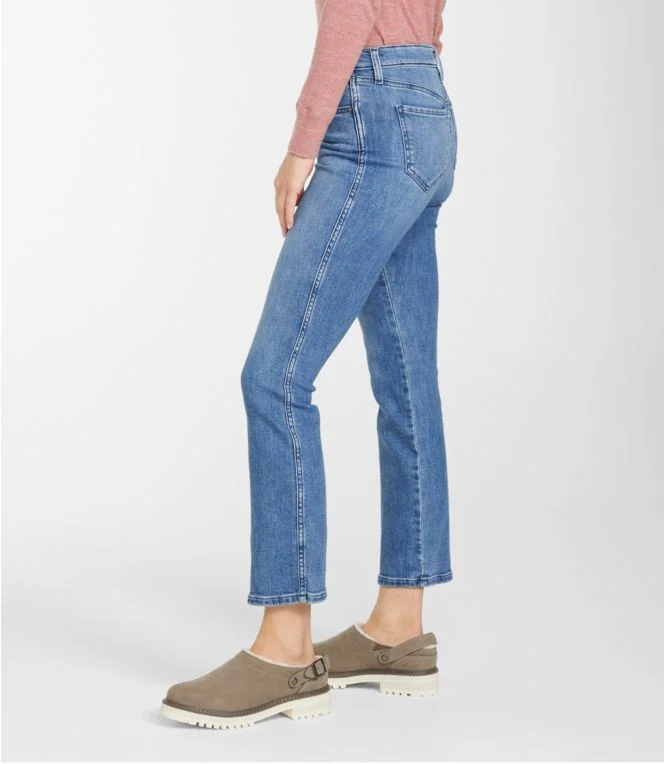 Women''s L.L.Bean Everyday Stretch Jeans, High-Rise Mini Bootcut Ankle - Image 4