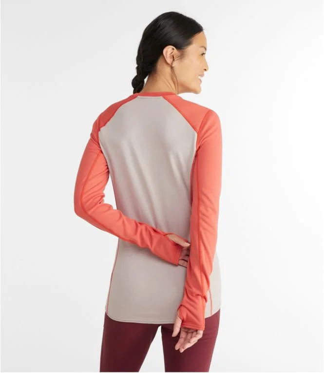 Women''s L.L.Bean Heavyweight Base Layer Crew, Long Sleeve Graphic - Image 4
