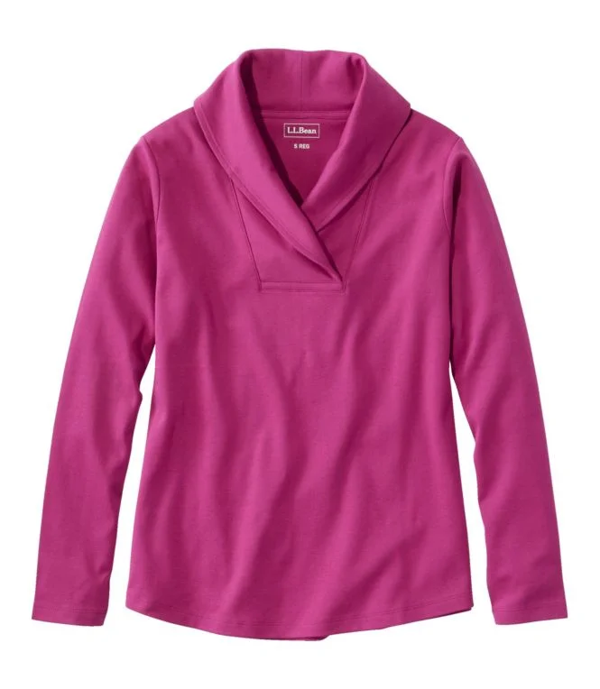 Women''s L.L.Bean Pullover, Long-Sleeve Shawl Collar - Image 15