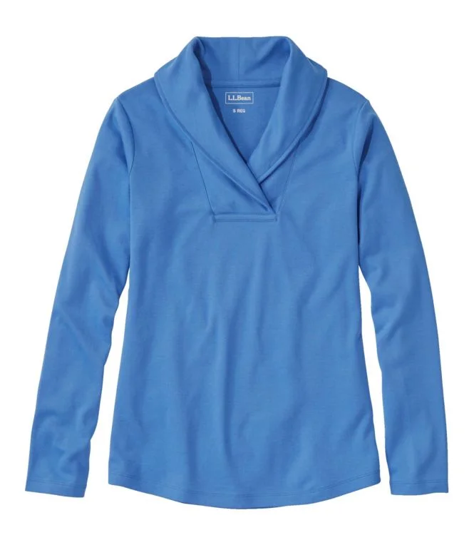 Women''s L.L.Bean Pullover, Long-Sleeve Shawl Collar - Image 16